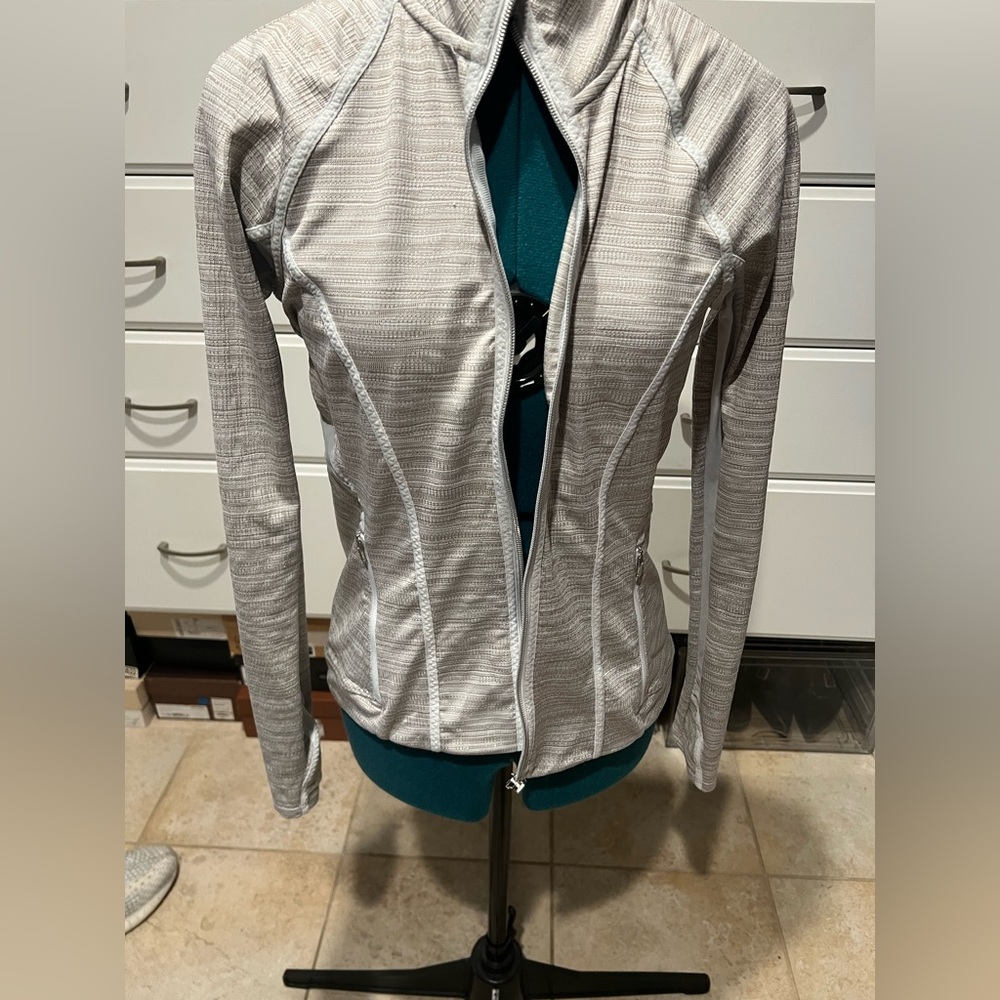Athleta , Gray Zip-Up Athleta Jacket